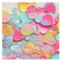 Glitter Gradient Heart Keys Charms Pendants Flat Back Resin Cabochon for Necklace Earring Key Ring Jewelry Making Accessories