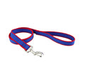 Custom Waterproof Dog Smart Leash Fiber Rope With Lights and Striped Ribbons Hands-Free Training Walk & Run Tool