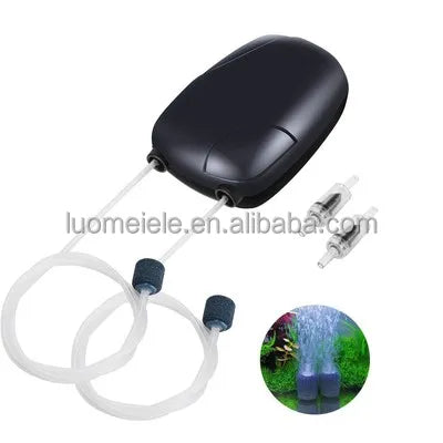 RS Electrical RS-290 Single air Outlet RS-390 Double Hole Aquarium air Pump for Fish