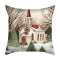 Amity Factory Wholesale Christmas Home Sofa Decorative Throw Pillow Cover 18X18In Polyester Printed Christmas Cushion Cover