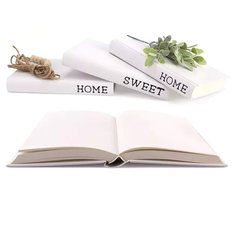 Cheap Wholesale Libros Decoracion Del Hogar Blank Journals Hardcover Coffee Table Decor Books Set of 3 Real Decor Book Brands