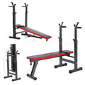 CooSport Fitness Adjustable Foldable Steel Barbell Weightlifting Rack-Durable Exercise Equipment for Bodybuilding