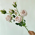 X008 High Quality Artificial Rose Real Touch Feeling Floral Centerpiece Arrangement Home Wedding Holiday Graduation