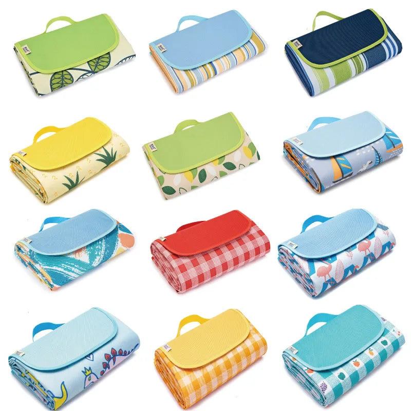 Wholesale Extra Large PVC Foldable Picnic Blanket Mat Waterproof Beach Camping Mat for Outdoor Use