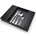 24pcs Mirror Polish Gold Stainless Steel Cutlery Gift Set for Wedding