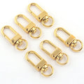 Gold Alloy Metal Small Bag Swivel Snap Clip Hook for Lanyard