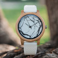 High Grade Custom Sport Quartz Watches Custom Wooden Watch Silicone Strap 44mm Pointer Fashionable Bamboo Wood Design Logo