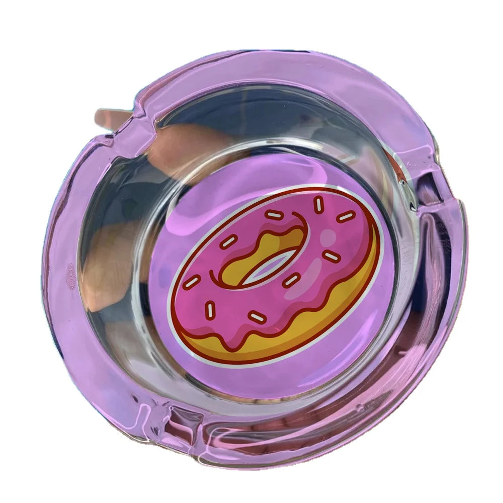 Top Inquiry Wholesale Custom Classic Glass Crystal Ashtrays with Custom Logo Cigar Rolling Trays for Smoke