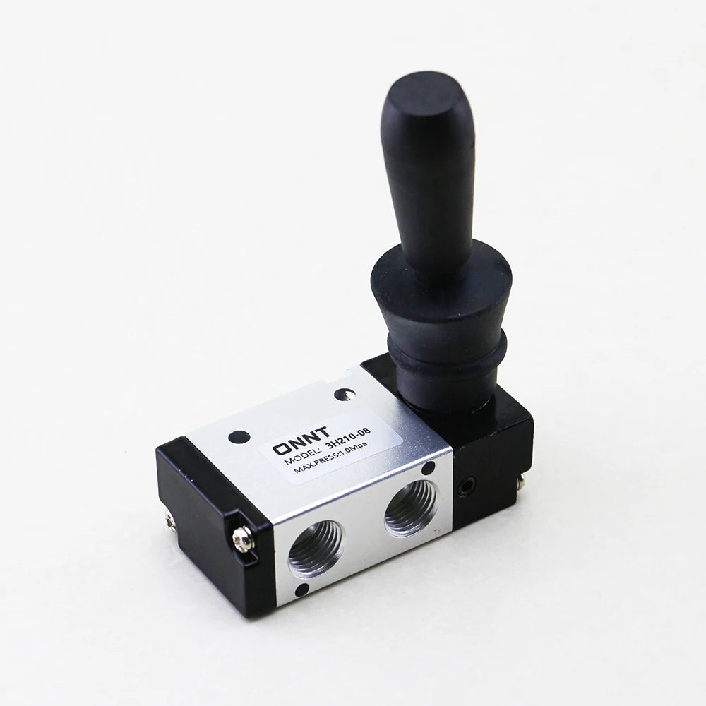 Airtac 3/2 Ways Manual Pneumatic Hand Control Valve 1/4 Inch 3H210 Pneumatic Hand Switch for Gas Media OEM Customization