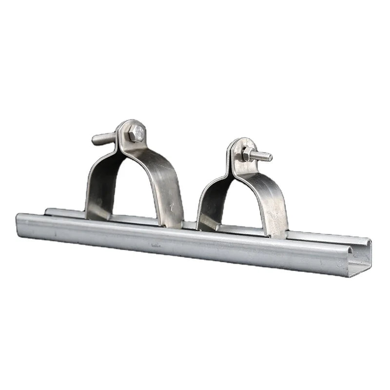 2"  P Hanger Strut Channel Cushion Clamp Electrical Galvanized Surface or Galvanized Sheet Material Steel Channel Clamps