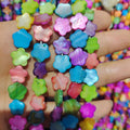 Wholesale 38 cm Flower Shape Colored Shell Strand 12 mm Jewelry Findings DIY Accessories for Making Bone Shell & Coral Jewelry