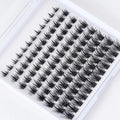 Wholesale Handmade Premade Fans 5D 0.07 Eyelash Extensions Lash Clusters Kit Custom Mini Fans Natural Long Thick