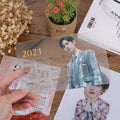 Wholesale Custom Kpop PVC Transparent Tarot Photocard High Quality Low MOQ LNX Brand Varnished Surface Magnetic Card