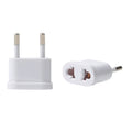 4.8mm Euro Plug Adapter US to EU Power Converter European Travel Socket Charger AC Outlet Conversion Plug
