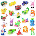Kids Funny Classic Wind up Clockwork Toys Assorted Animals Flipping Clockwork Toys for Kids