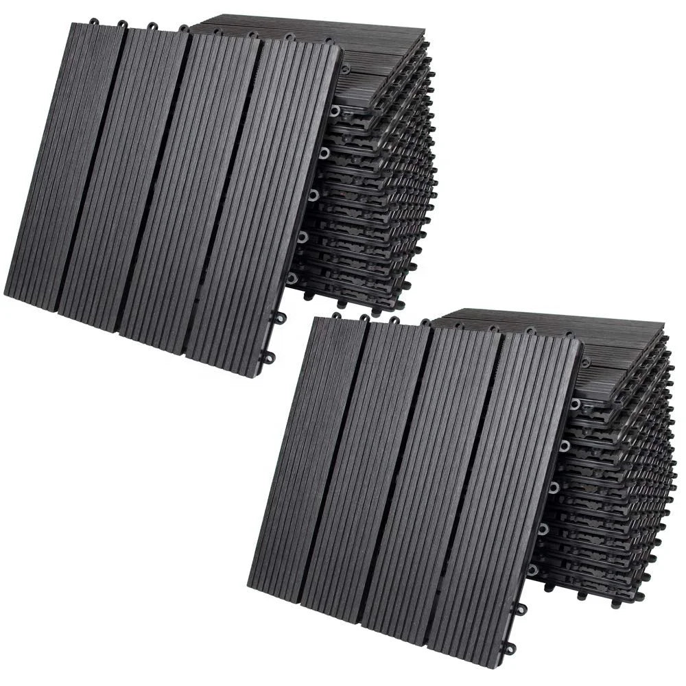 Wholesale Price for China OEM Manufacture Wood Plastic Composite Patio Deck Tiles WPC Diy Decking
