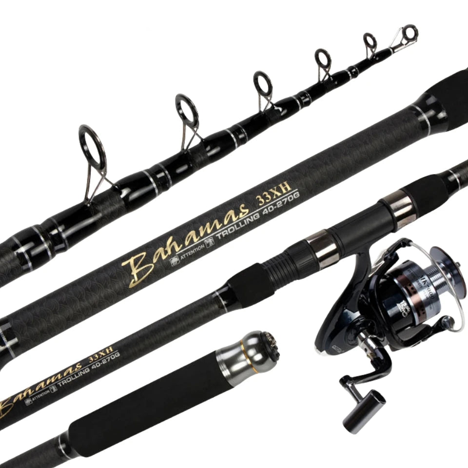 LINXI High Quality 40T Carbon Long Casting Saltwater XH Power 40-270G 2.7m 3m 3.3m 3.6m 3.9m 4.2m 4.5m Fishing Telescopic Rod