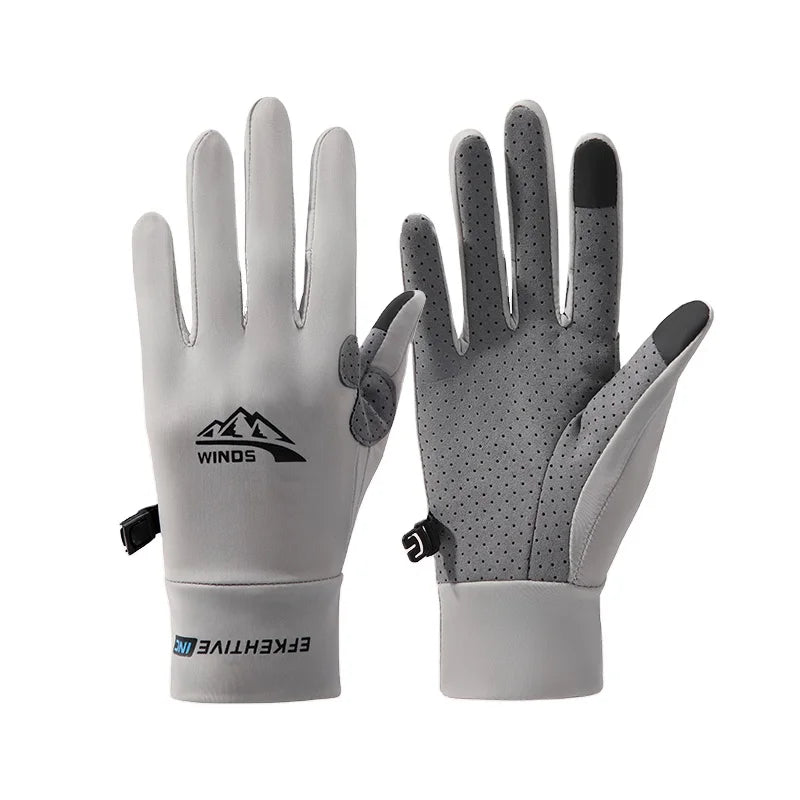 Breathable Lightweight Sunscreen Spring Women Non-Slip Sports Gloves
