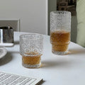 Ins Creative Medieval Begonia Flower Glass Water Cup Retro Creative Heat Resistant Personality French Tea Cup
