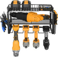 Mesh Frame Power Tool Organizer Screwdriver Storage Rack Organizer for Handheld Power Tools Metal Storage Shelf