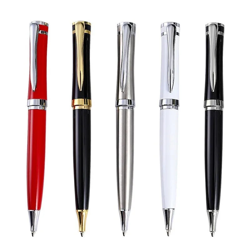 2026 2026 Business Gift Advertising Pen Custom logo Stainless Steel Metal Ballpoint Gift Pen for Gentleman