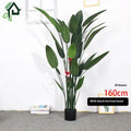 Nordic Style Simulated Paradise Bird High Green Banana Plant PVC Wall Decoration Traveler's Bananas Potted Artificiakal Plant