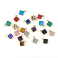 Natural Four Leaves Clover Shaped Crystals Pendant 4 Leaf Clover Stone Gemstone Pendants for NECKLACES Jewelry Making