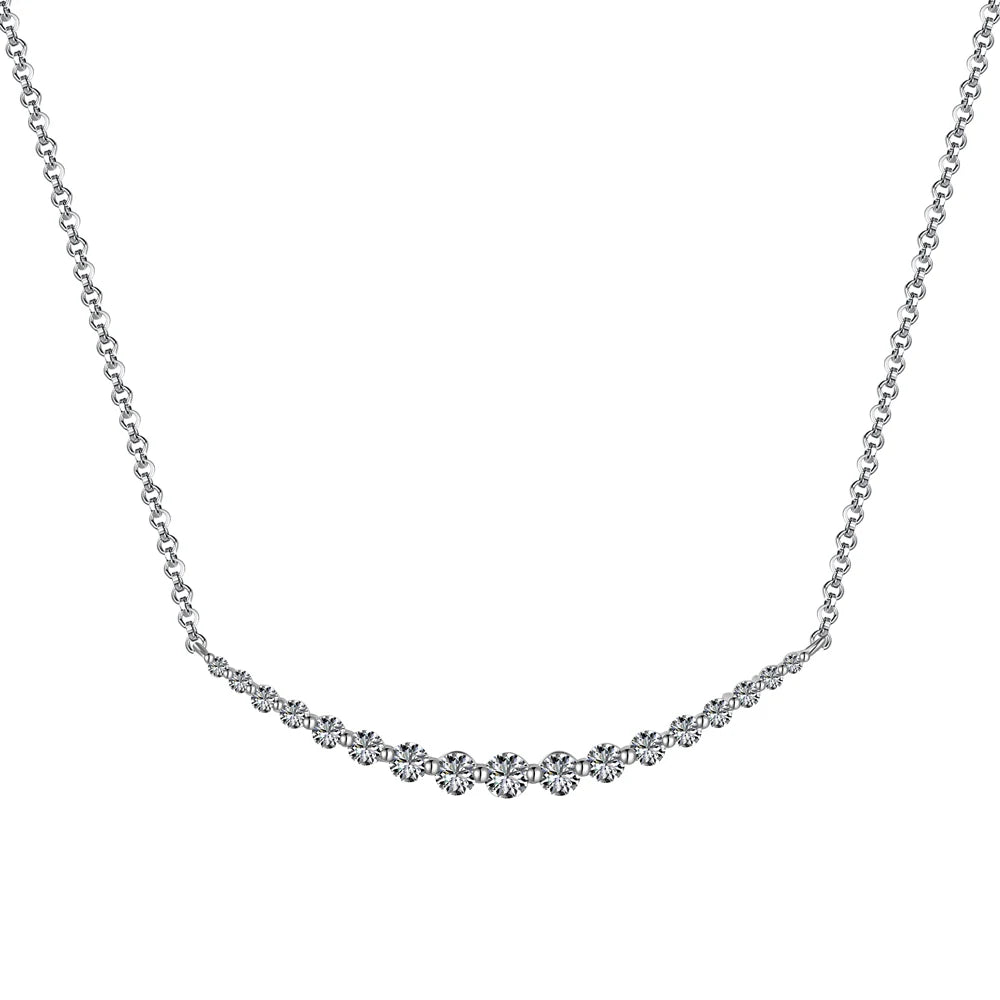 Dylam Customized 925 Sterling Silver Popular Women Pendant Jewelry Cz Cubic Zirconia Diamond Pendant Necklaces for Women