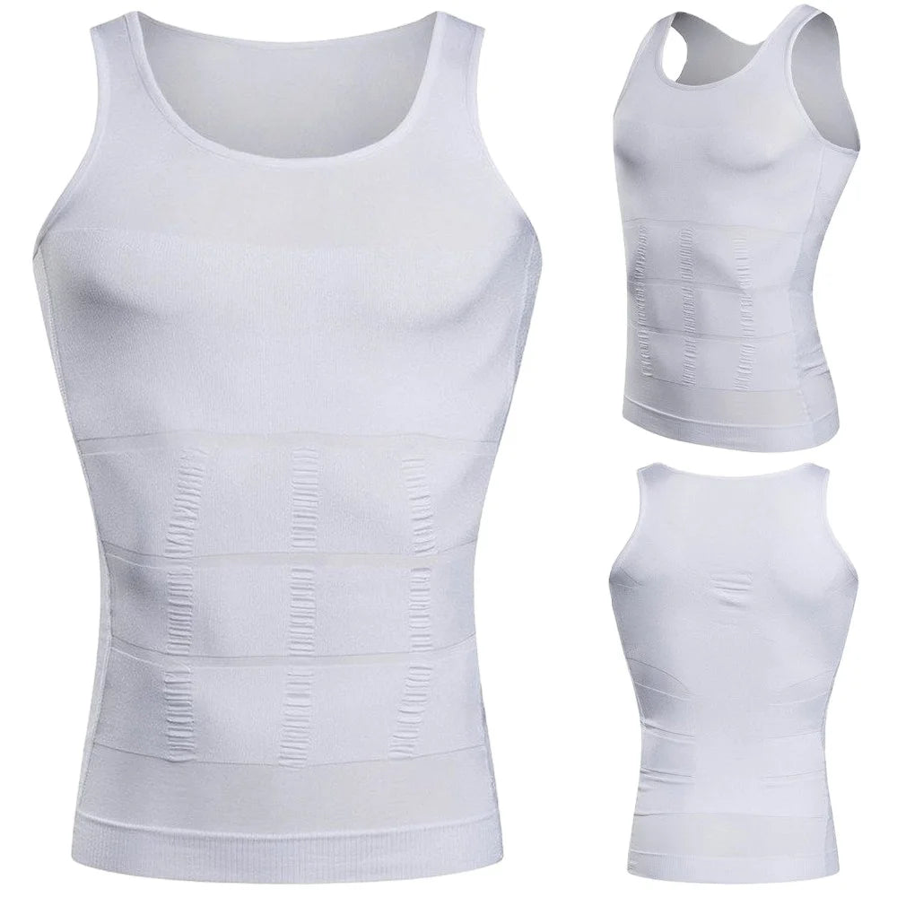 Body Shape Wear Men Shaper Breathable Waist Trainer Vest Compression Shirt
