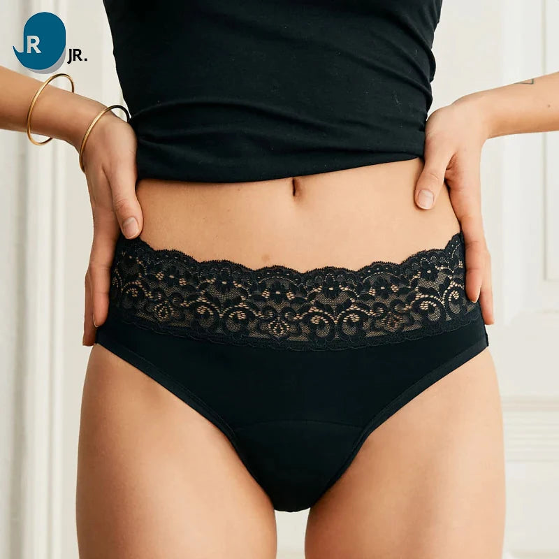 Hot Sale New Arrivals Menstrual Panty Plus Size Underwear High Elasticity 4 Layers for Period Panties for Fat Women Knitted