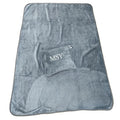 Airplane Blanket Soft Warm Fleece Blanket Microfiber Polyester Travel Blanket with Pillow