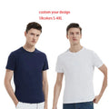 High Quality 190 Gsm Pima Cotton Short Sleeve t Shirt Custom logo Printing Men and Women Solid Men T-shirt t Shirts