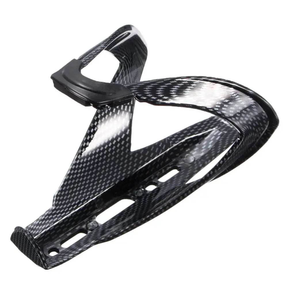 Modern Style V-Shaped Lightweight Bike Water Bottle Cage Bicycle Carbon Fiber Texture Water Bottle Holder