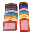 Good Quality Cheap Price Vertical and Horizontal PU Leather ID Card Holder