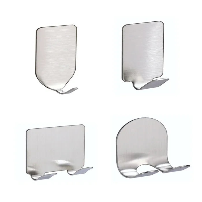 Factory Selling Modern Design Hanging Clothes Hook Bathroom Coat and Towel Door Hooks Easy Install Adsorption Membrane Adhesive