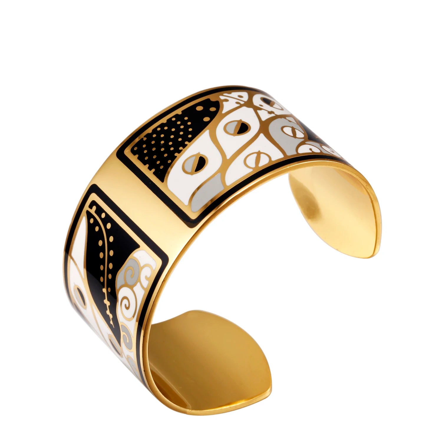 Promotion Gold Color Fashion Bracelet for Women Colorful Copper Bangle with Enamel Cuff Bracelet & Pulseiras Unique Jewelry