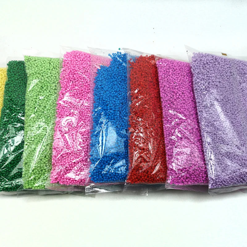 High Quality 200grams Multi Colors Glass Seed Beads 2/3/4mm Mini Seed Beads for Jewelry Making