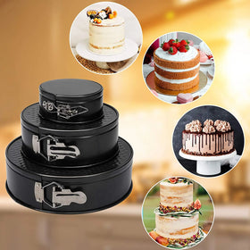 7 Inch Non-stick Springform Pan Cheesecake Pan Leakproof Stainless Steel Cake Pan