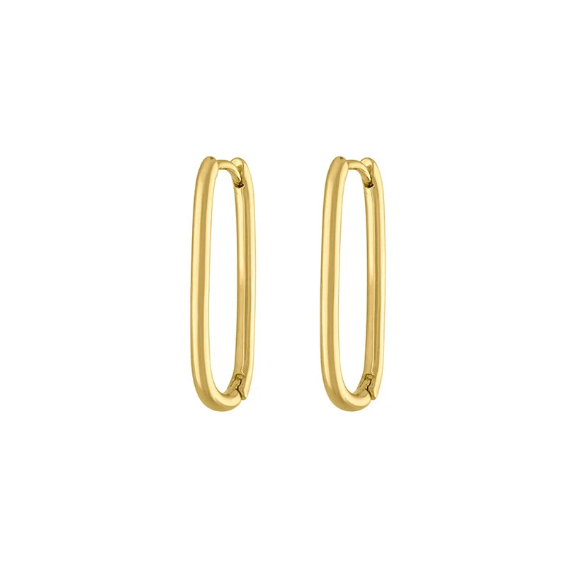 Hot Sale S925 Sterling Silver Classic Round Glossy Personality All-match Trend Earrings Earrings