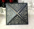 Wholesale Laser Engraved square Paper Crafts Factory Wedding Supplies  Invitation Card