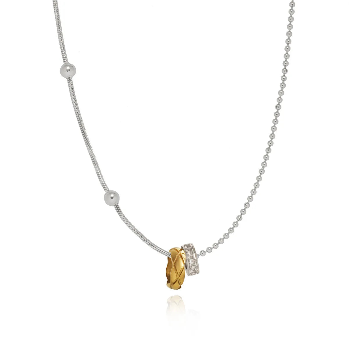 Custom 18K Gold Plated Pendant Necklace Premium 316L Stainless Steel Women's Jewelry Fine Pendants Charms Trendy Party