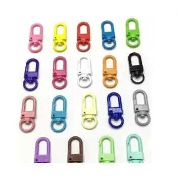 Classics Unisex Keychain DIY Decoration Simple Car Key Ring Metallic Iron Lobster Clasp Jewelry Accessories