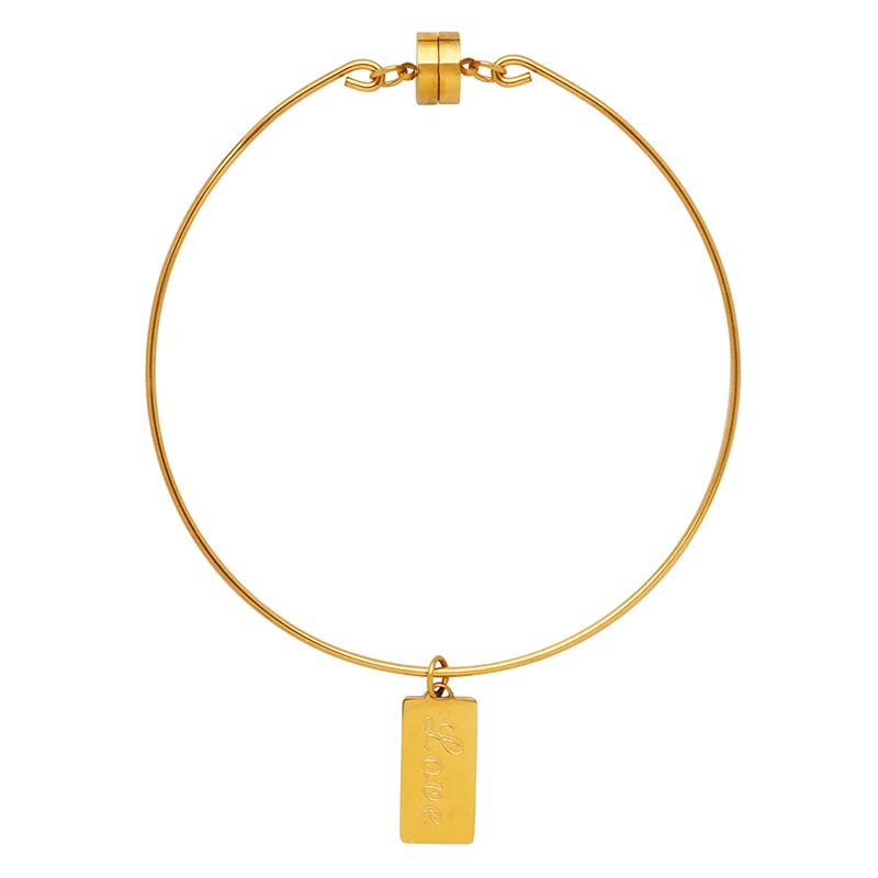 Hot Selling Stainless Steel Friendship Bracelet with Gold Plating Trendy Jewelry Accessory