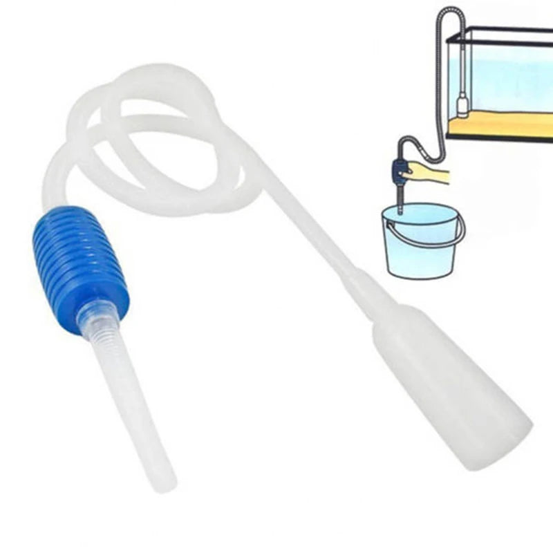 Aquarium Vacuum Siphon Pump Cleaner Semi-automatic for Fish Tank Cleaning Gravel and Sand