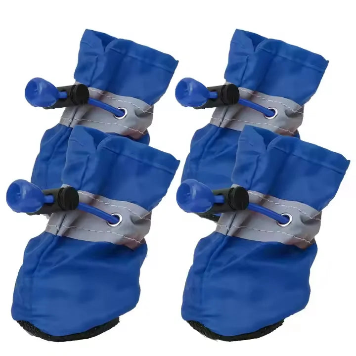 Water Proof Reflective Adjustable Waterproof Pet Boots Dog Shoes for Dogs