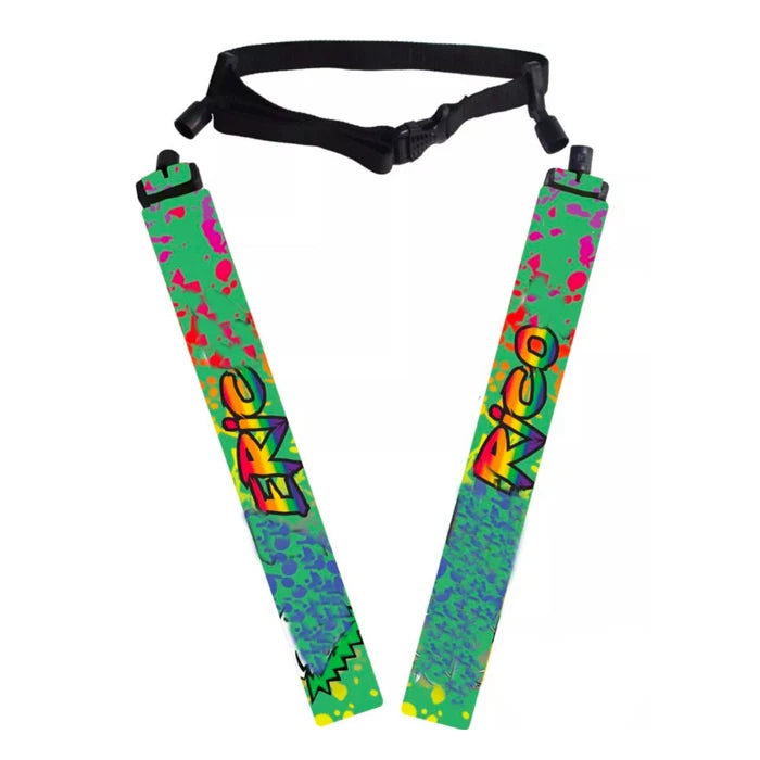 Cheap Football Soccer Flag With Adjustable Belt Full Color Printing Logo 5x37cm PVC Custom Sports Flag Football Belt Set