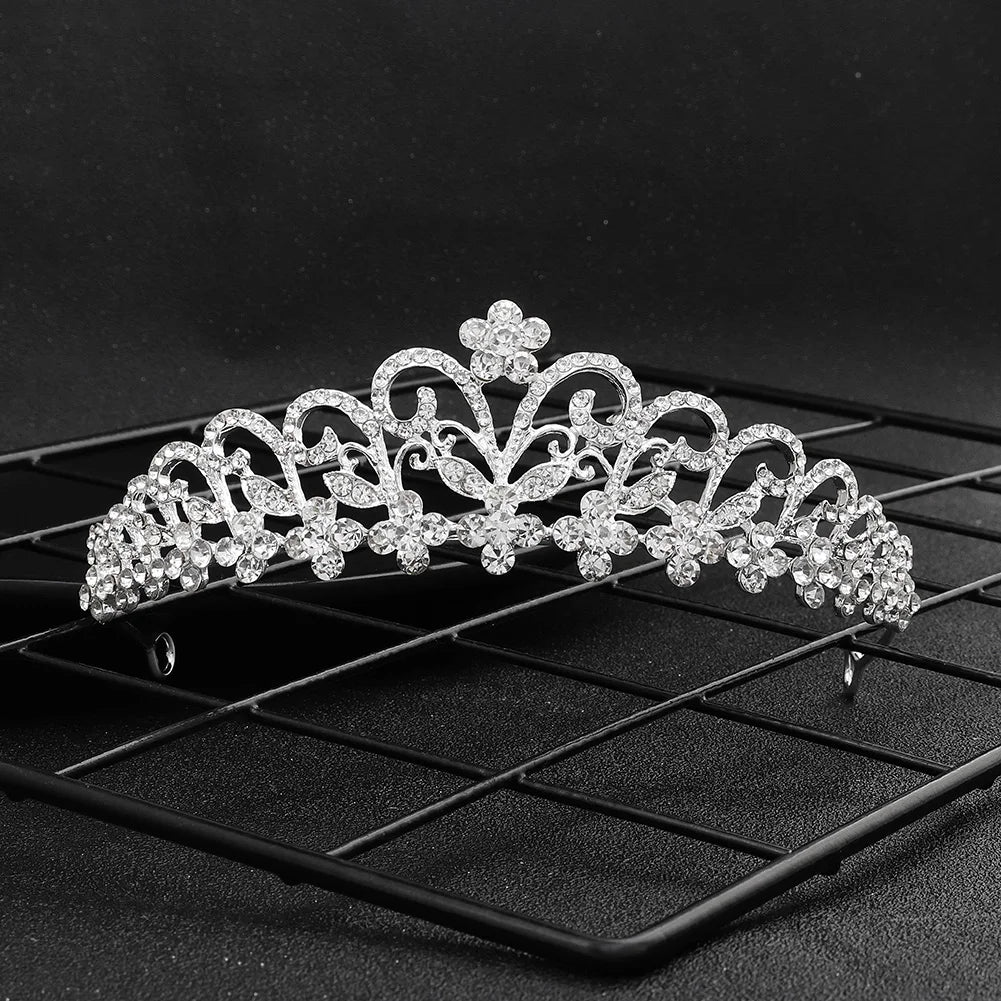 Wholesale Bridal Wedding Rhinestone Crowns and Cheap Prices Crystal Alloy Crown Tiaras Children Party Pageant Tiaras