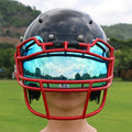 REVO Series Football VisorsMost Shiny Eye Shield VisorsChrome Electroplated American Football Helmet Visor