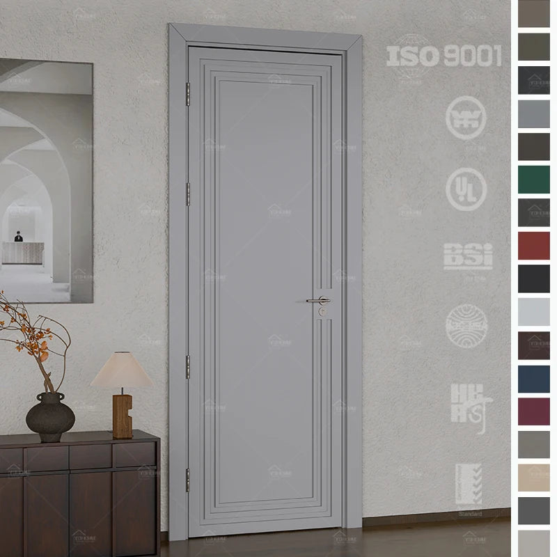 China Top Quality Wood Doors Factory Custom Acoustic Hotel Room Door With Frame Fire Rated Paint Colors Wood Doors