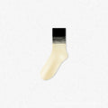 Medium Tube Pure Cotton Thin Breathable Yoga Fitness Gradient Color Socks